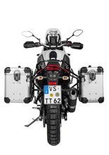 Zestaw: kufry boczne z anodowanego aluminium srebrne "And-S" Zega Evo + stelaże czarne Touratech Yamaha Tenere 700 / World Raid (38+45L)