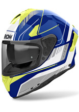 Kask integralny Airoh Spark 2 Chrono niebiesko-żółty