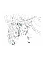 Podstawka centralna Hepco&Becker do Honda XRV 750 Africa Twin (93-03)