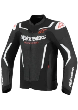 Kurtka motocyklowa skórzana Alpinestars GP Force Airflow v2 czarno-biała