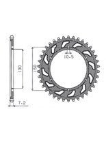 Zębatka napędzana SUNSTAR 1-4598 [47 zębów]