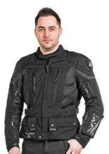 Kurtka motocyklowa tekstylna Touratech Companero Summer Traveller czarna