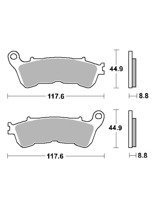 Klocki hamulcowe [przód] SBS 192 HF