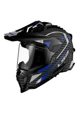 Kask adventure LS2 MX701 Explorer C Adventure czarno-szaro-niebieski
