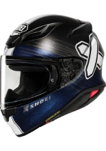 Kask integralny Shoei NXR2 Ideograph TC-5 czarno-biało-niebieski