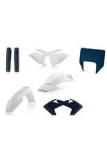 Pełny zestaw plastików Acerbis Husqvarna FE/ TE [17-19] biało-granatowy