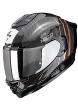Kask integralny Scorpion EXO-1500 CARBON AIR Zity czarno-pomarańczowy