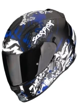 Kask integralny Scorpion Exo-491 Spector czarno-niebieski matowy