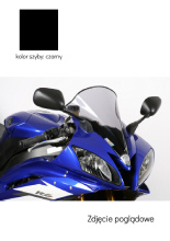 Szyba motocyklowa MRA Racing "R" Yamaha YZF R 6 (06-07) czarna