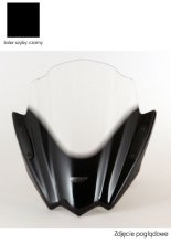 Szyba motocyklowa uniwersalna MRA "RNB" + zestaw montażowy HKSL Honda CB 1100 (13-23) czarna
