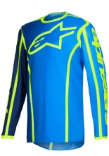 Bluza cross Alpinestars MX Fluid Apex niebieska-fluo