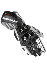 Rękawice motocyklowe Spidi Carbo Kangaroo czarno-białe