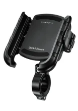Uchwyt motocyklowy na telefon Biketec Quick Lock, montowany na kierownicę czarny [Typ: R9-CLIP]