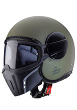 Kask modułowy Caberg Ghost X zielony matowy