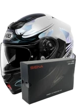 Zestaw: kask szczękowy Shoei Neotec 3 Breeze TC-2 + dedykowany interkom motocyklowy Sena SRL 3