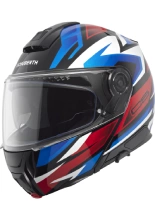 Kask szczękowy Schuberth C5 Zenith czarno-niebiesko-czerwony połysk