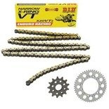 SUZUKI DRZ 400E [02-07] zestaw napędowy DID520 VT2 ENDURO RACING X-RING (łańcuch X-ring wąski, superwzmoniony) zębatki SUNSTAR