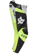 Spodnie cross dziecięce Fox 180 Collect czarno-szare-fluo