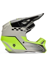 Kask enduro Fox V1 Collect czarno-szary-fluo
