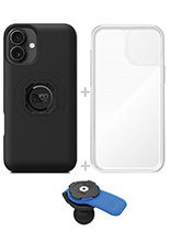Zestaw: etui MAG na telefon iPhone 16 Plus (magnetyczne) + wodoodporny pokrowiec MAG + uchwyt kulowy Quad Lock