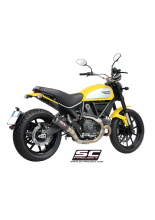 Tłumik SC-Project, CR-T Carbon / Titanium (Slip-on) - Ducati Scrambler 800 [15-16]