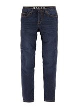 Jeansy motocyklowe damskie Icon MH1000 niebieskie