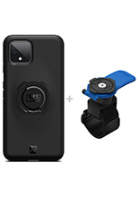 Zestaw: etui na telefon Google Pixel 4 + uchwyt Quad Lock montowany za pomocą paska z szybkozłączką