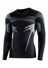 Bluza termoaktywna Brubeck Dry czarno-szara