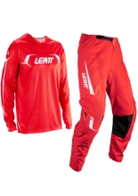 Zestaw offroadowy dziecięcy: bluza i spodnie Leatt Moto 3.5 Junior/ Mini czerwony