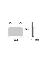 Klocki hamulcowe [tył] SBS 556 HF