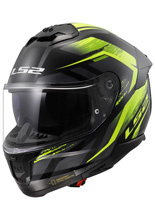Kask integralny LS2 FF808 Stream II Fury czarno-żółty