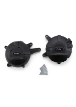 Pokrywy dekli silnika PUIG Honda NC 750X (21-)/ DCT (25-) czarny