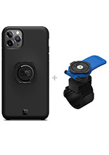 Zestaw: etui na telefon iPhone 11 Pro Max + uchwyt Quad Lock montowany za pomocą paska z szybkozłączką