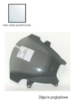Szyba motocyklowa MRA Oryginalny kształt "O" Suzuki GSF Bandit 600 S (00-)/ 1200 S (01-05) przeźroczysta