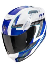 Kask integralny Scorpion Exo-391 Captor biało-niebieski