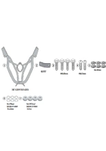 Stelaż pod kufer centralny Monokey, Monolock Kappa BMW R 1300 GS (23-) czarny
