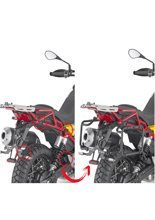 Stelaż Givi One-Fit pod kufry boczne Monokey do Moto Guzzi V85 TT (19-)