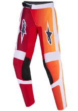Spodnie cross dziecięce Alpinestars MX Fluid Portl czerwono-szare