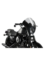 Półowiewka motocyklowa sportowa PUIG Dark Night Harley Davidson Sportster 883 Iron XL883N (09-22) lekko przyciemniana