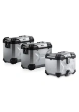 Zestaw: kufry boczne + kufer centralny TRAX ADV + stelaże SW-Motech Honda X-ADV 750 RH21 (24-) srebrne