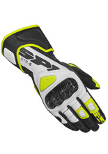 Rękawice motocyklowe Spidi STR-6 czarno-biało-żółte