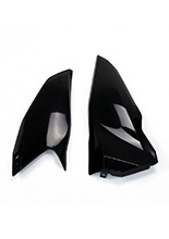 Osłony boczne tylne UFO do Husqvarna TC/TE 125, FC/TX/TE/FE 250, TC/TE/TX 300, FC/FE 350, FC/FE 450, FE 501 (14-16), TC 250 (16) czarne