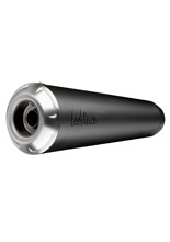 Tłumik motocyklowy LeoVince Classic Racer [Slip-On, Stainless Steel] do Royal Enfield Meteor 350/ Classic 350 (21-24) czarny