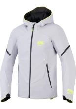 Kurtka motocyklowa tekstylna Alpinestars Aeroshell WP szara-fluo
