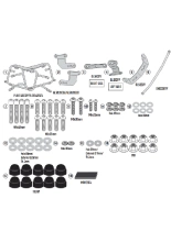 Stelaż kufrów bocznych Monokey Cam-Side Kappa KL One-Fit BMW F 900 GS (24-) [montaż do stelaża centralnego]