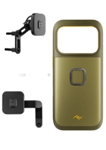 Zestaw na motocykl: etui Peak Design Mobile Gnar Case do smartfona Iphone 17 Pro Max z mocowaniem motocykla