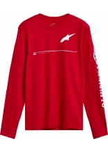 Koszulka z długim rękawem Alpinestars Committed Csf Tee czerwona
