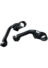 Długie regulowane ramiona Tour-Tech do spacerówek Kuryakyn uniwersalne czarne