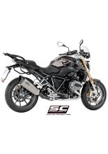 Tłumik SLIP-ON SC1-R Titanium z karbonową końcówką SC-Project do BMW R 1200 R - RS (2017 - 2018)