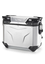 Kufer boczny GIVI Trekker Outback Evo Smart 37 aluminiowy, anodyzowany [na prawą stronę; poj.: 37 l; bez wkładki SLR]